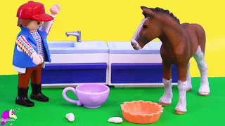 Poison ? Schleich Horses Draft Horse Family Honey Hearts Video