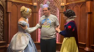 Cinderella and Snow White Princess Meet and Greet at the Royal Hall at Disneyland, CA #royalhall