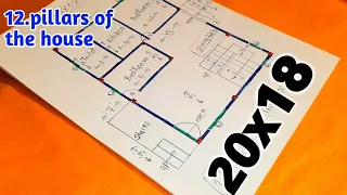 20x18 Builder map|| house plans design | 2 Bedroom