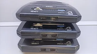 Ремонт сразу 3х приставок SEGA mega drive 2.