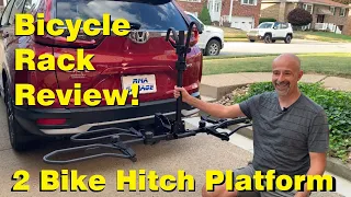 Platform Style Hitch Mount Bike Rack 2 Bikes | Leader Accessories | Product Review