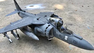 HobbyBoss 1/18 AV8B Harrier Part 8: It's Finished