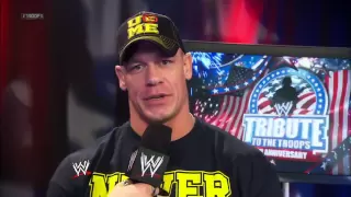 Josh Mathews interviews John Cena: Tribute to the Troops, December 19, 2012