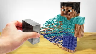 I Built Minecraft in Real Life using Magnets