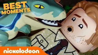 Top 7 Moments from Brand New LEGO® Jurassic World | Nick