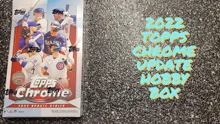 2022 TOPPS CHROME UPDATE HOBBY BOX! IS QUALITY BETTER THAN RETAIL?