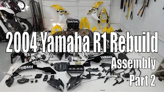 Basket Case 2004 Yamaha R1 Rebuild - Final Assembly Part 2