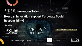 Innovation Talk #18: How can innovation support Corporate Social Responsibility?