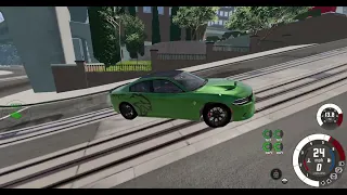 BeamNG drive   NEW CAR DODGE HELLCAT CHARGED SRT
