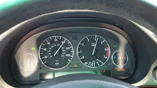 2000 BMW E38 740i Sport Highway Accelleration and in car engine sound - pure perfection