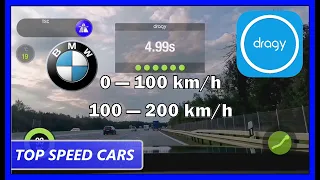 BMW 730d Dragy acceleration 0-100/100-200 km/h - data review