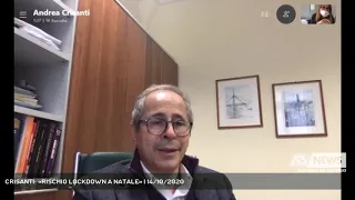 CRISANTI: «RISCHIO LOCKDOWN A NATALE» | 14/10/2020