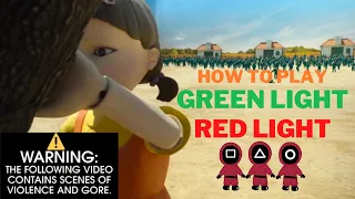 HOW TO PLAY GREEN LIGHT, RED LIGHT IN SQUID GAME ⚠️violence&gore⚠️ #squidgame #kdrama #오징어게임