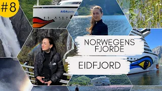 AIDAPerla Vlog #8 - Norwegens Fjorde: Der schönste Tag im Eidfjord - Vøringfossen | Denise Darleen