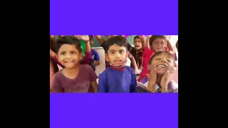 Kindergarten Kids Celebrate Holi Festival as Colours Day