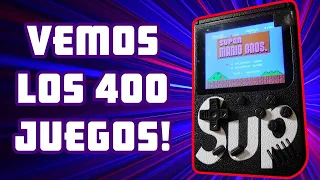 ESTOS SON TODOS LOS JUEGOS DE LA CONSOLA SUP | Vemos los 400 juegos que trae