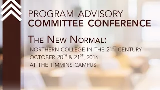 Program Advisory Committee Conference 2016 - What To Expect