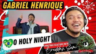 O HOLY NIGHT (Mariah Carey cover) with GABRIEL HENRIQUE | Bruddah🤙🏼Sam's REACTION VIDEOS