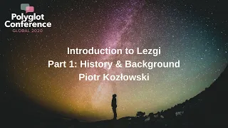 Piotr Kozłowski - Introduction to Lezgi Part 1: History & Background