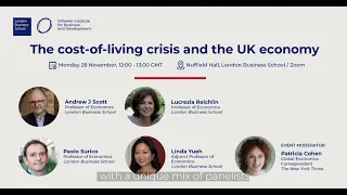 The cost-of-living crisis and the UK economy