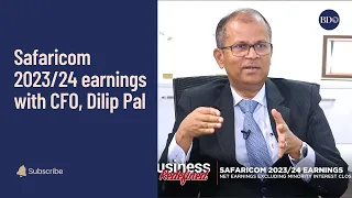 Safaricom 2023/24 earnings with CFO, Dilip Pal