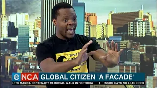 Mcebo Dlamini: Global Citizen is a 'facade'