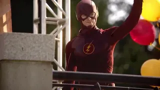 The Flash Bloopers and Actual scenes