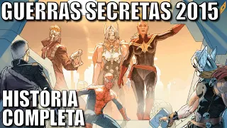 GUERRAS SECRETAS 2015 | História COMPLETA da saga das incursões e guerra do multiverso Marvel!!!