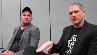 Dominic Purcell & Wentworth Miller for Prison Break at Wondercon 2017