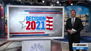 MSNBC 'MTP Daily' Nov. 2, 2021 open with NBC election theme
