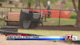 Soil in Zebulon park tests positive for lead; playground blocked off