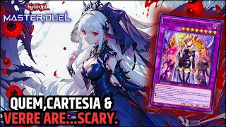 😱 QUEM,CARTESIA & VERRE TOGETHER ARE...SCARY.😱-NEW WITCHCRAFTER DECK PROFILE [YU-GI-OH! MASTER DUEL]