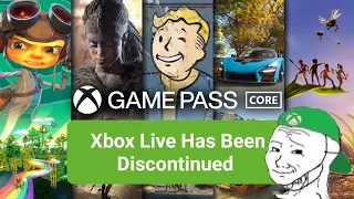 XBL Discountinued For Gamepass