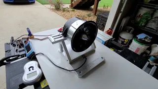 Ejets Jetfan Pro 120mm EDF thrust test (with and without thrust ring)