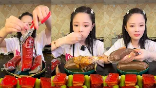 [Newest_XiaoYu Mukbang ASMR] MUKBANG SATISFYING.중국 음식 먹기 .Mukbang Chinese Food. N03_14092022-2