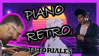 How to play PIANO "Take on me" by A-HA📼RETRO tutorials + Sheet music