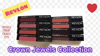 Revlon ColorStay Satin Ink | Crown Jewels Collection Lip Swatches