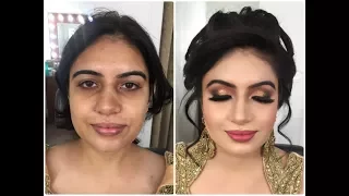 Full Engagement Airbrush Makeup by Parul Garg with HUDA Beauty Rose Gold Palette