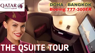 Qatar Airways QSuites Business Class Boeing 777-300ER DOHA TO BANGKOK