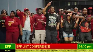 CIC Julius Malema Addresses EFF List Conference