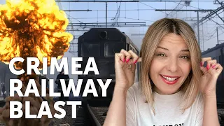 CRIMEA RAILWAY BLASTS and FSB AGENTS SELLING PROPERTY BEFORE ESCAPE. Vlog 375: War in Ukraine