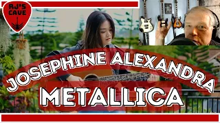 GUITAR PLAYER REACTS TO JOSEPHINE ALEXANDRA COVER METALLICA ENTER SANDMAN #ALIPERS #JOSER #Josephine