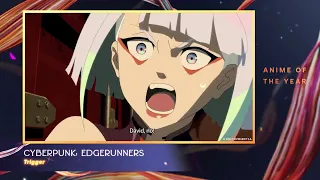 Anime Awards 2023 - Cyberpunk Edgerunners as Anime of The Year #animeawards2023 #4rchives