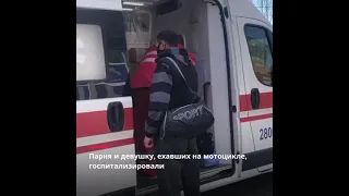 В Бердянске байкеры попали в жуткое ДТП: пострадавшие перелетели через микроавтобус