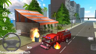 Emergency Call 112 Fire Truck Responding 🔥🚒Fire Engine Simulator Mobile Gameplay (Android, iOS) FHD