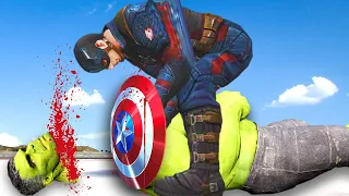 Captain America VS The Avenger Hulk Epic Battle | Redux Mango