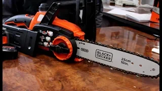 Как правильно установить на цепной пиле Black&Decker GKC1825L20