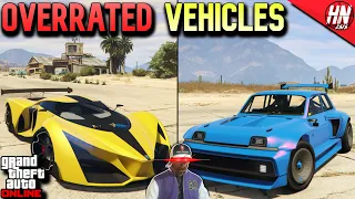 Top 10 Most OVERRATED Vehicles In GTA Online!