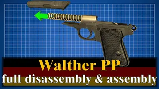 Walther PP: full disassembly & assembly