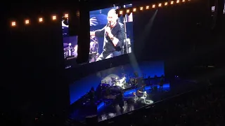 Phil introducing his son on drums